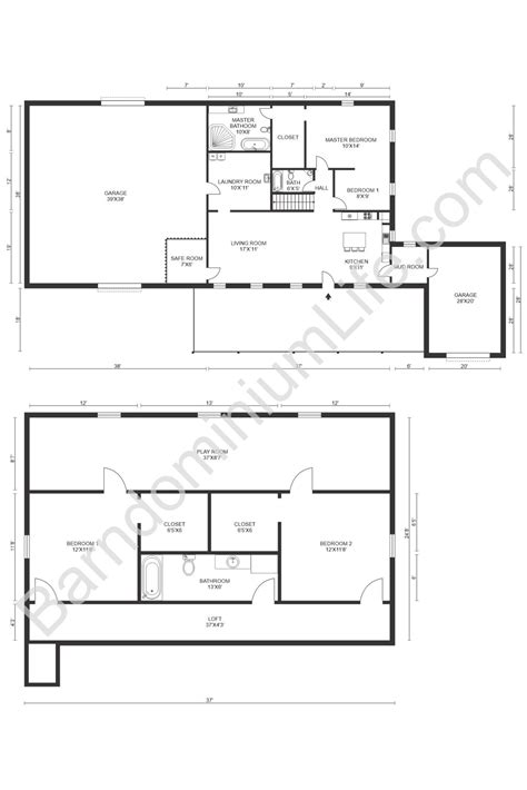 Unique Barndominium Floor Plans with Loft To Suit Any Lifestyle | Loft ...