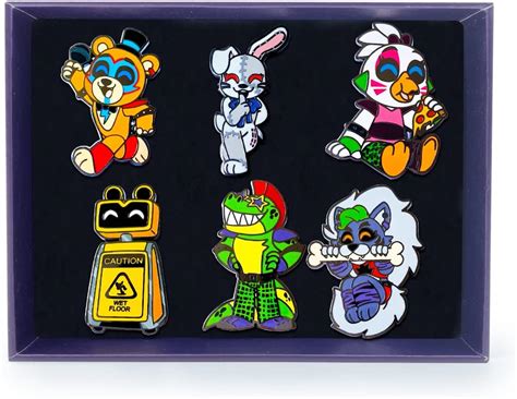 Youtooz Five Nights At Freddy S Security Breach Pin Set Official