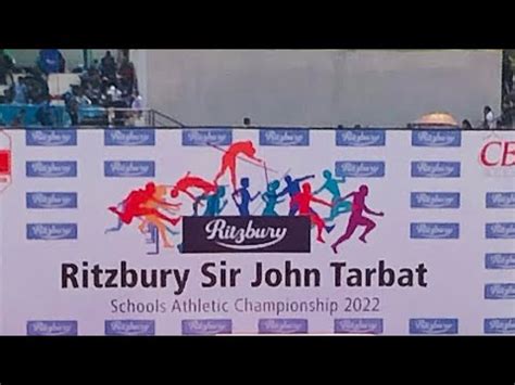 Ritzbury Sir John Tarbat Schools Athletic Championships 2022 Un 20