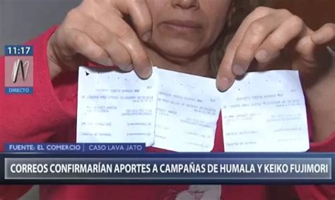 Correos Confirmarían Aportes De Odebrecht A Campañas De Keiko Fujimori