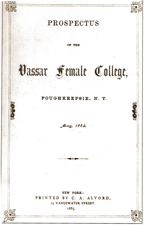 A History Of The Curriculum 1865 1970s Vassar Encyclopedia Vassar