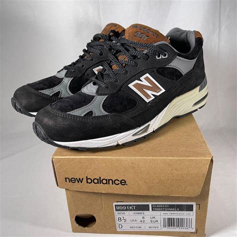 Giày New Balance 991 Made In England Black Brown M991kt