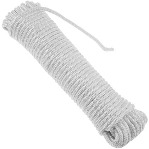 Braided Polyester Rope 10 M X 6 Mm White Cablematic