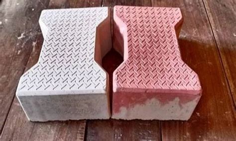 UTTAM CONCRETE Outdoor Interlocking Pavers I Shape Dumbbell For