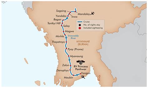 Irrawaddy River On World Map