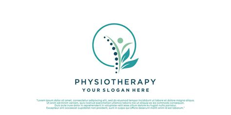 Physiotherapy logo design simple concept Premium Vector 23169175 Vector Art at Vecteezy