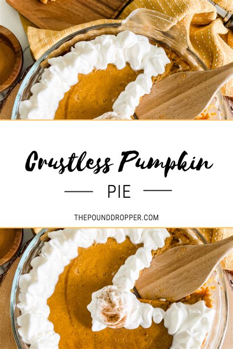 Zero Point Crustless Pumpkin Pie Pound Dropper