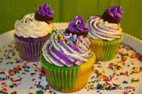 Mardi Gras Cupcakes - JavaCupcake