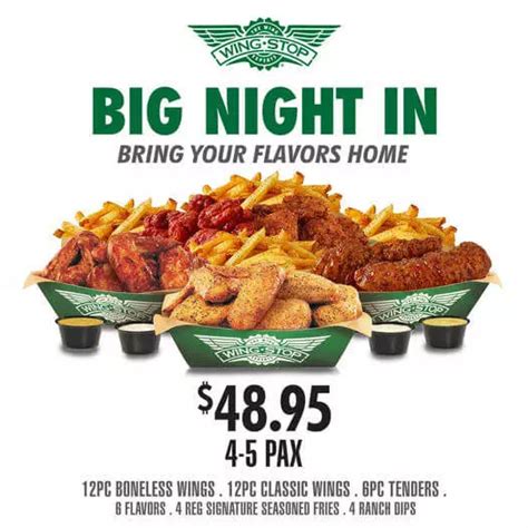 Wingstop Singapore Menu With Price List Updated October