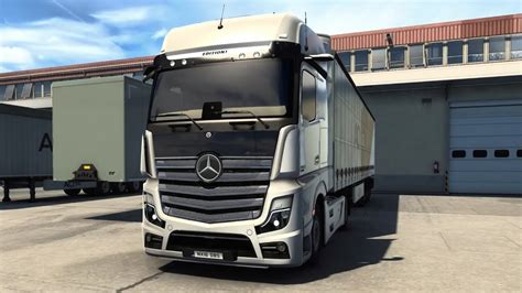 Driving The 2022 Mercedes Benz New Actros MP5 MOD ETS2 1 43 YouTube