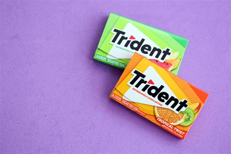 Kyiv Ukraine November 27 2023 Trident Chewing Gum Pack Trident Is