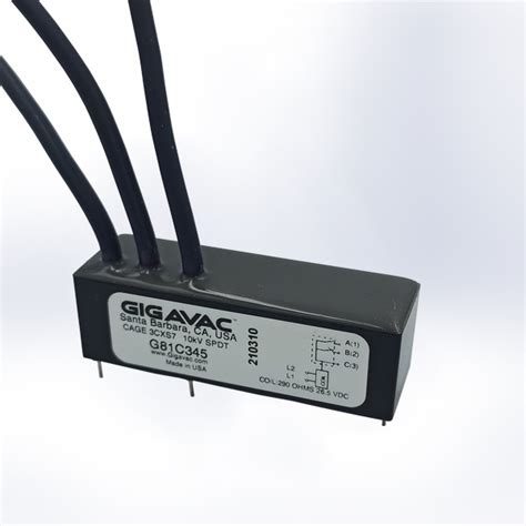 Gigavac G81c345 Hv Relay Roda Electric