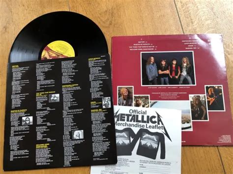 Metallica Master Of Puppets Lp Thrash Metal Slayer Megadeth