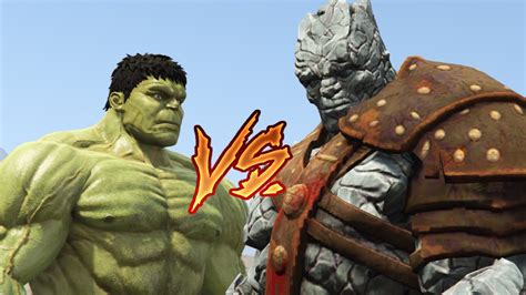 Hulk Vs Korg Youtube