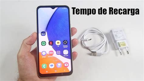 Samsung Galaxy A14 5G Bateria recarrega Rápido Teste YouTube