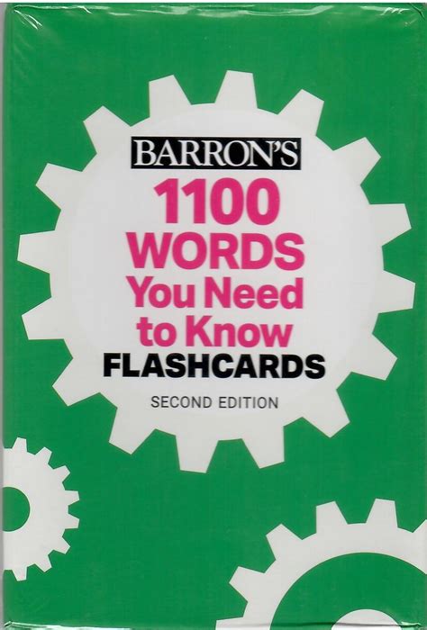 Barron S Words You Need To Know Flashcards Nyelvk Nyv