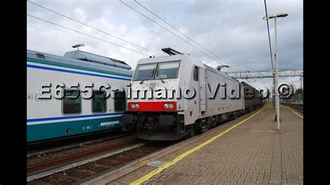 Hd Treni E186908 Treno Merci Container In Transito Alla Stazione