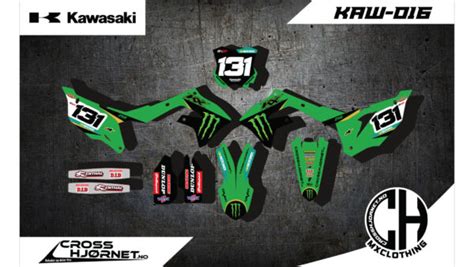 Dekalsett Kawasaki Crosshj Rnet