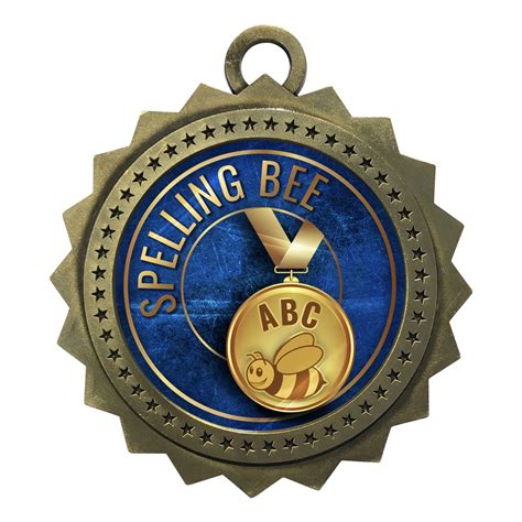 Spelling Bee Medal Scholastic Medals Express Medals