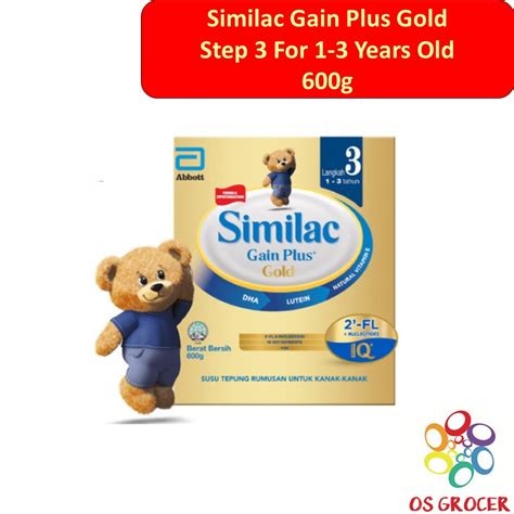 Similac Gain Plus Gold Step For Years Old G Shopee Malaysia