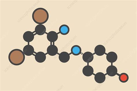 Ambroxol Secretolytic Drug Molecule Stock Image F Science