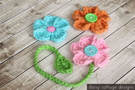 Free Crochet Pattern Dainty Daisy Bookmark Daisy Cottage Designs