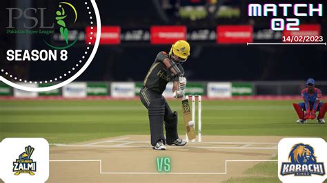 Peshawar Zalmi Vs Karachi Kings Psl Season 8 2023 Cricket 19 Pc Gameplay Youtube