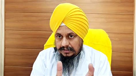 Takht Damdama Sahib Jathedar Quits Akal Takht Jathedar Directs Sgpc Not To Accept Resignation