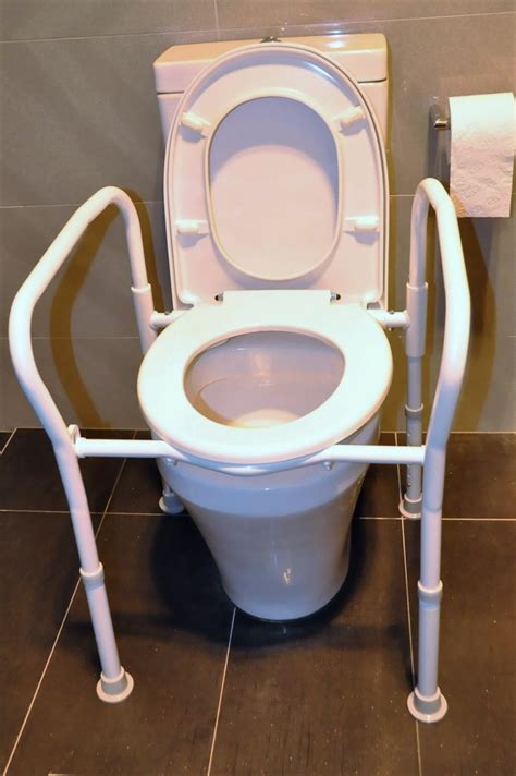 Overtoilet Aid Folding With Splash Guard For Elderly Seniors Aged