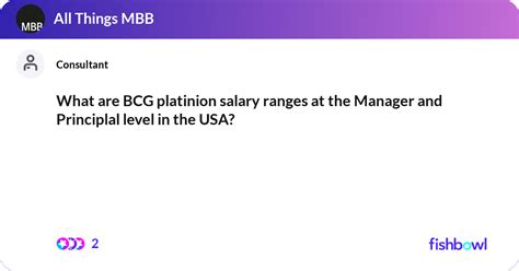 What Are BCG Platinion Salary Ranges At The Manage Fishbowl