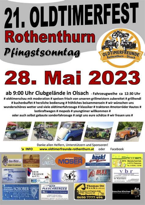 Oldtimer Treffen Oldtimerfreunde Rothenthurn