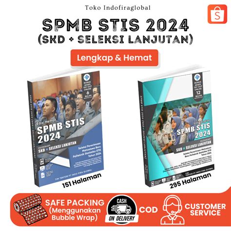 Jual TERBARU Buku SPMB STIS 2024 SKD SELEKSI LANJUTAN Edisi