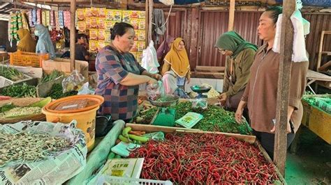 Harga Cabai Di Pasar Inpres Martapura Naik Capai Rp 70 000 Per Kg