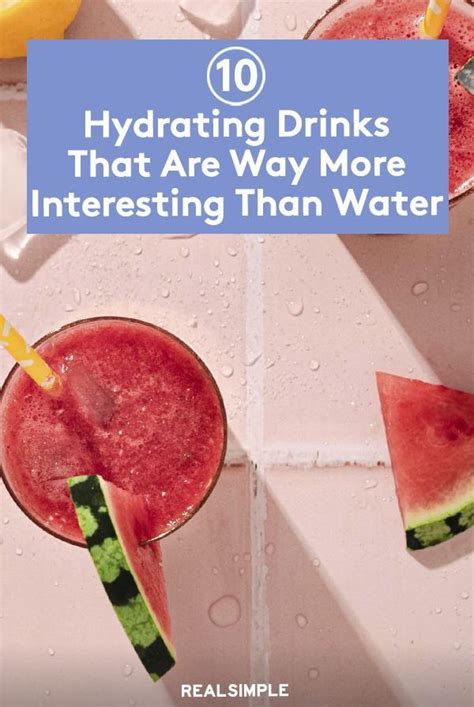 12 Hydrating Drinks That Are More Exciting Than Water According To Nutrition Experts