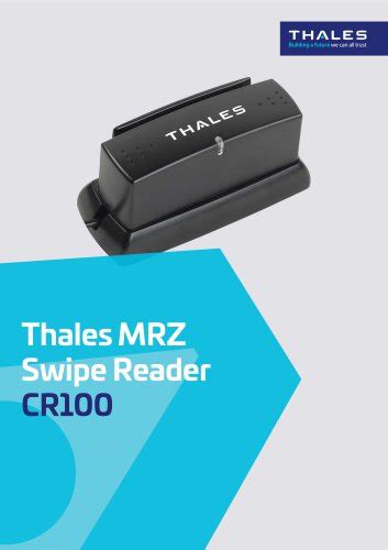 Thales Gemalto Mrz Swipe Reader Cr Thales Pdf Catalogs