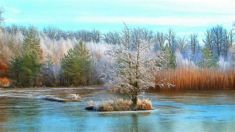 Early Winter Scene By Montag451 On Deviantart