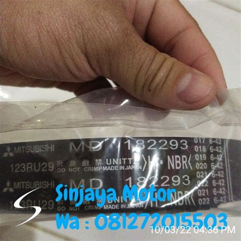 Jual Timing Belt Long Panjang Mitsubishi Kuda Grandia 2 000cc Galant Vr