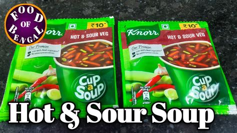 Knorr Hot Sour Veg Soup Knorr Soup Recipe Instant Soup Recipe