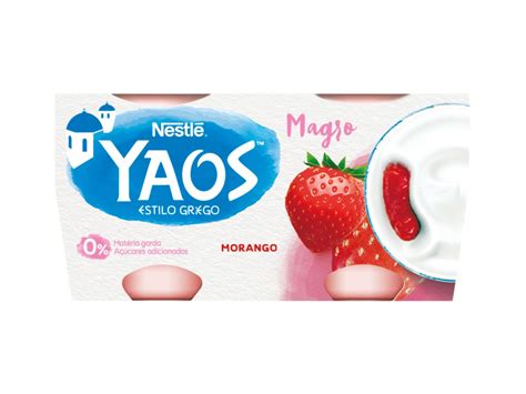 Multipromos Nestl Yaos Iogurte Grego Magro De Morango