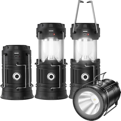 Euloca Battery Powered Led Camping Lantern Super Bright Dimmable With 4 Light Modes Waterproof