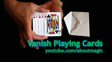 How To Vanish Playing Cards Learn This Magic Trick Youtube