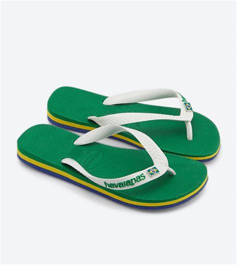 buy havaianas brasil layers flip flops  green thstreet qatar