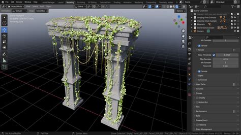 Blender 4 Jungle Vines Geometry Node Released Scripts And Themes