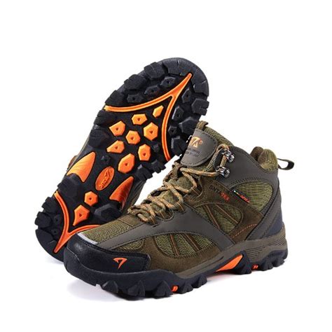 Jual Sepatu Gunung Snta 481 Green Orange Boots Adventure Hiking