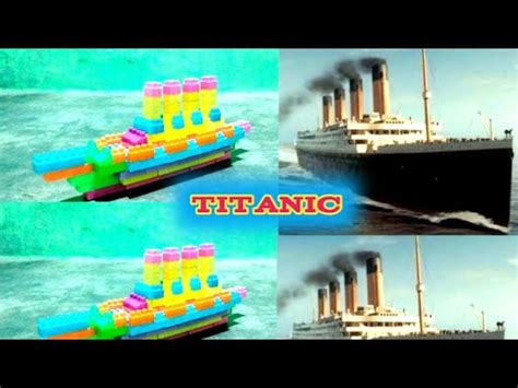 Lego Titanic L Tutorial Cara Membuat Kapal Laut L Kapal Titanic Dari