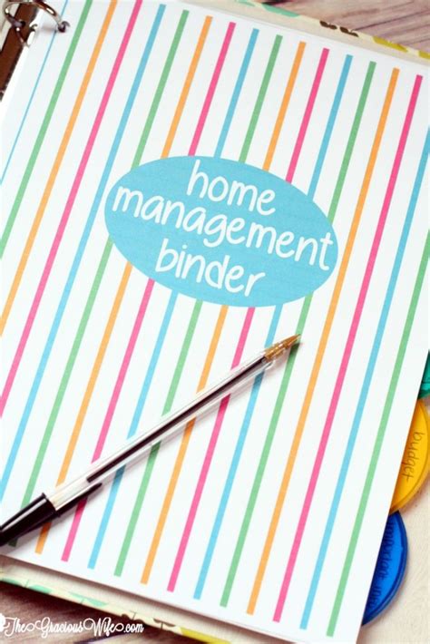 Free Printable Home Management Binder