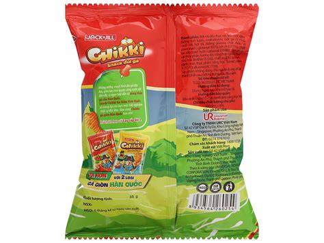 Snack đùi gà vị cay Chikki gà giòn gói 35g tại Bách hóa XANH