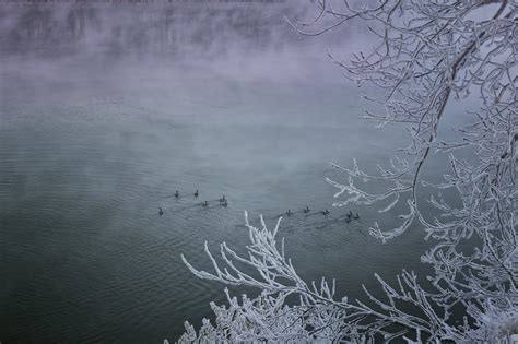 Papel De Parede Panorama Lago Agua Natureza Reflex O C U Neve