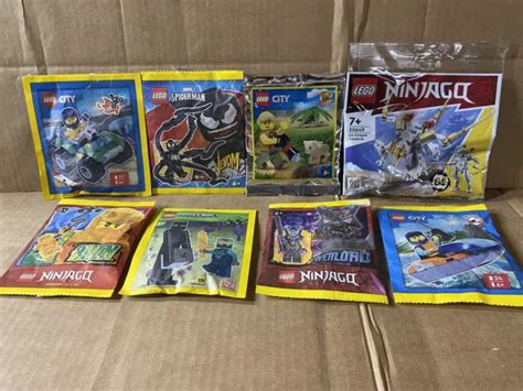 Job Lot Wholesale Lego Sealed Poly Bags Minecraft City Ninjago Mixed