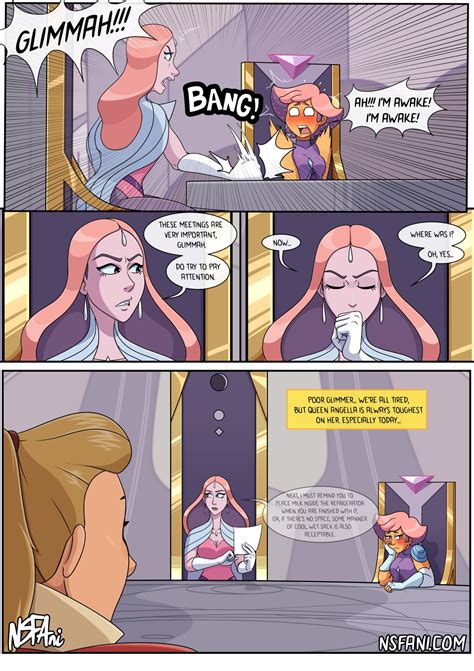 Rule 34 Adora Bright Moon Clothed Clothing Comic Comic Page Dialogue Female Female Only Fully